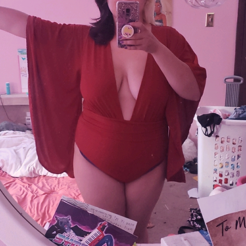 Bat wing bodysuit